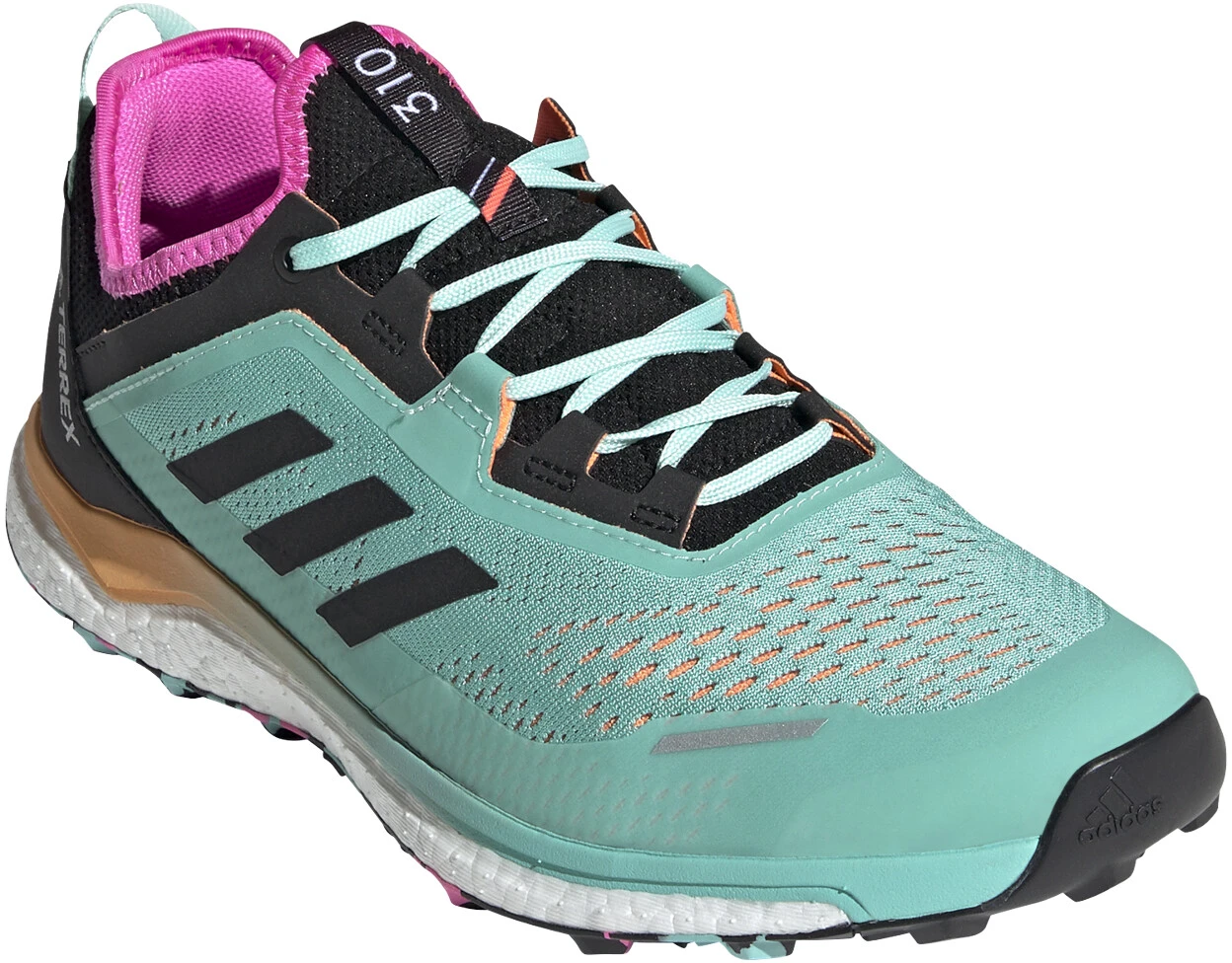 Adidas TERREX Agravic Flow Chaussures de trail running Homme, jaune/noir – Image 3