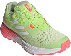 Adidas TERREX Two Flow Trail Running Shoes Women, vert/rouge
