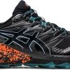 Asics Gel-Trabuco Terra Shoes Women, Bleu pétrole/orange