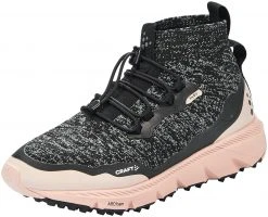 Craft Nordic Fuseknit Hydro Chaussures Mi-Hautes Femme, noir/rouge