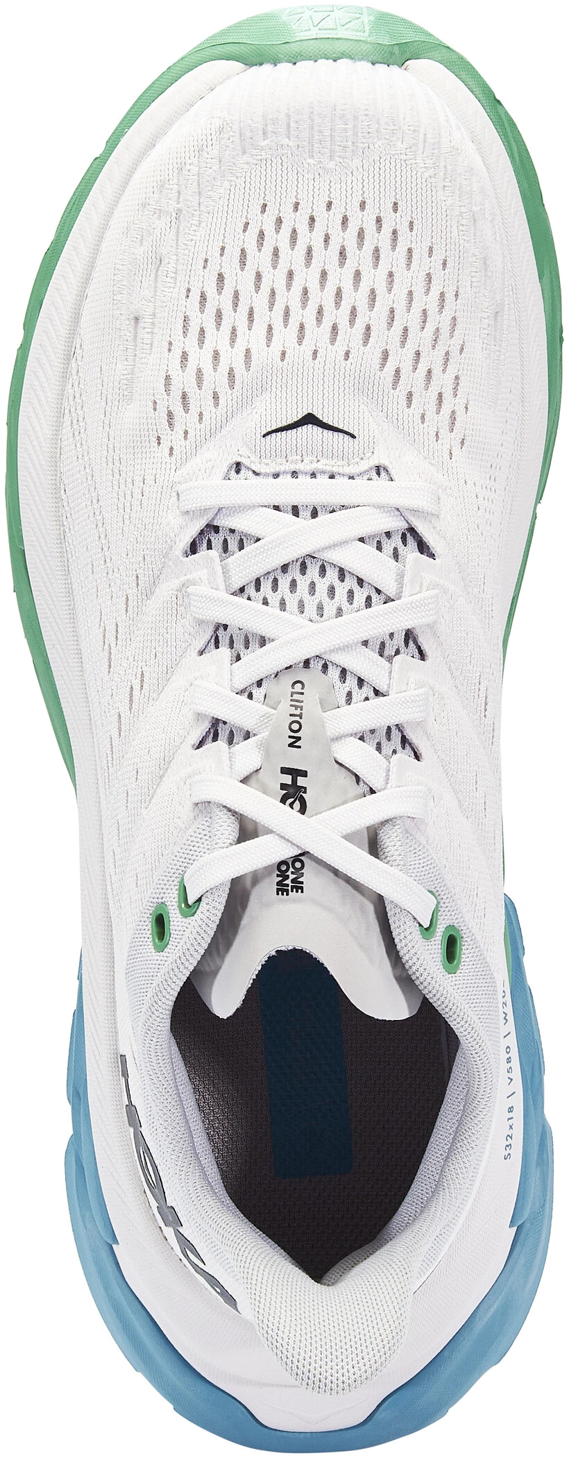 Hoka One One Clifton Edge Chaussures de course Femme, turquoise/blanc – Image 3