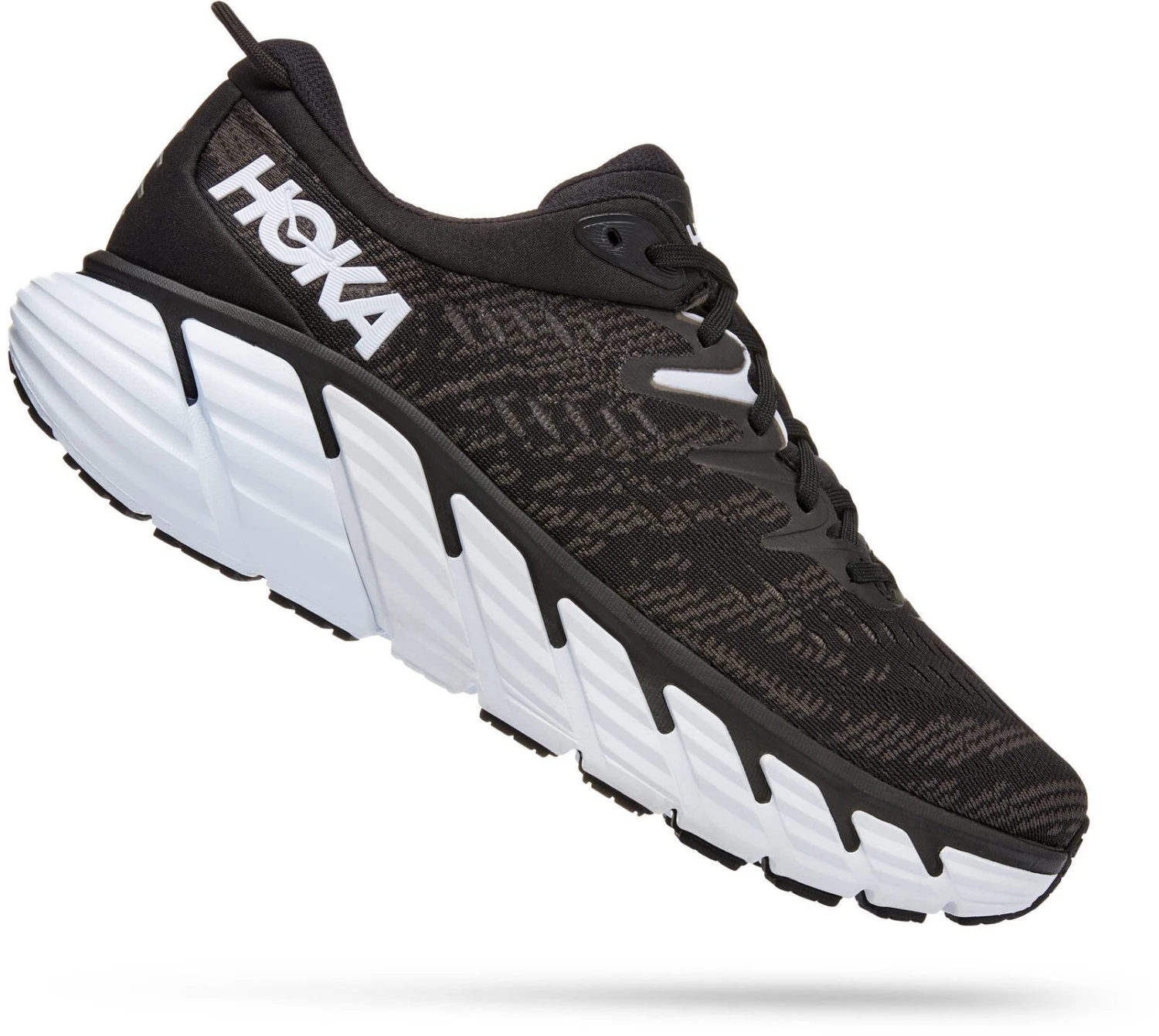 Hoka One One Gaviota 4 Wide Chaussures de course Homme, noir/blanc – Image 2