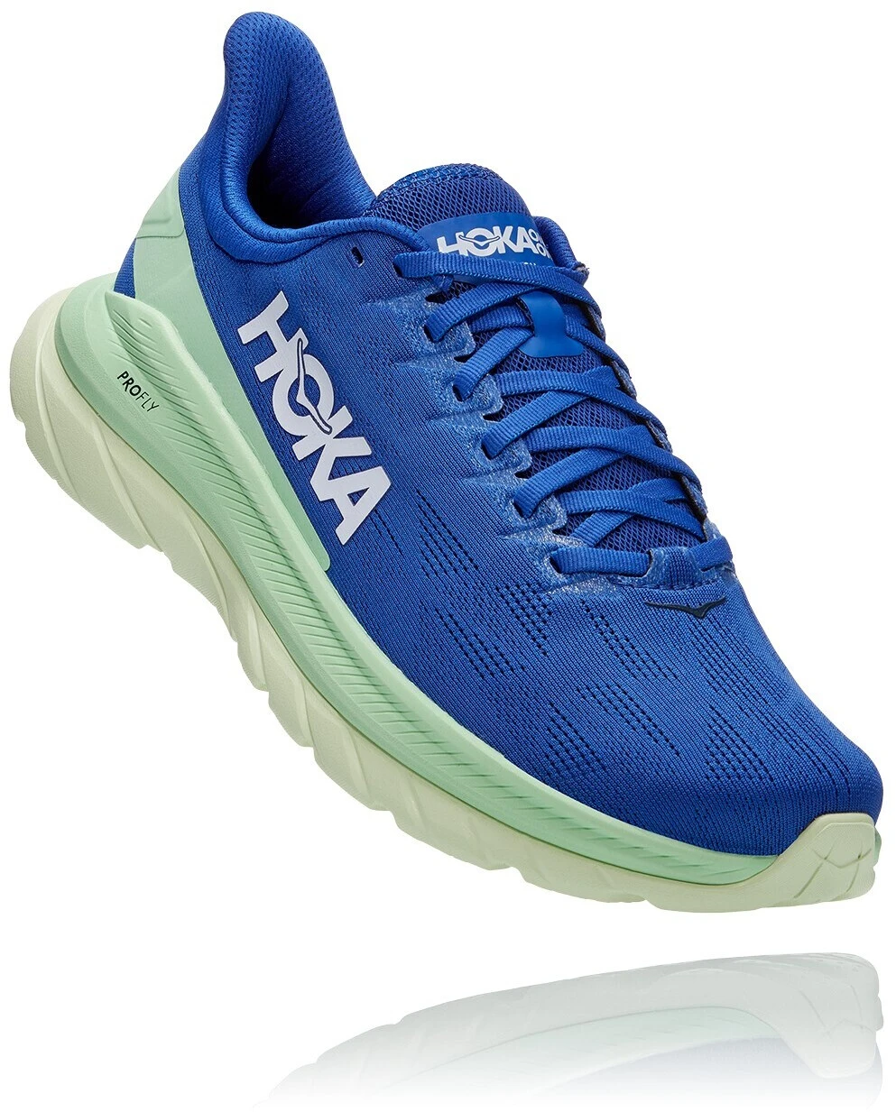 Hoka One One Mach 4 Chaussures Homme, rouge/bleu