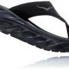 Hoka One One Ora Recovery Tongs Femme, noir
