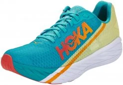 Hoka One One Rocket X Shoes, turquoise/jaune