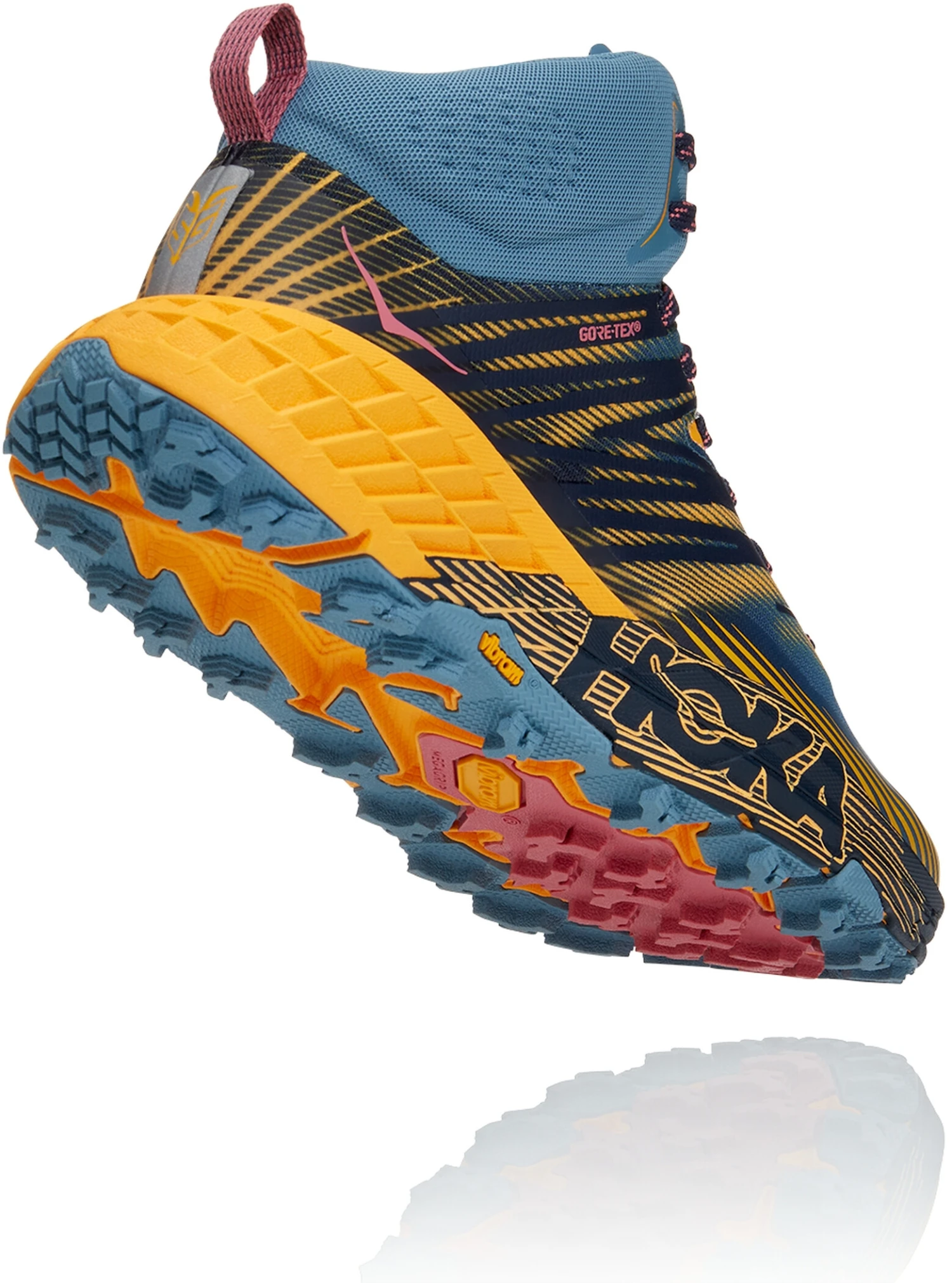 Hoka One One Speedgoat 2 GTX Chaussures mi-hautes Femme, turquoise/jaune – Image 3