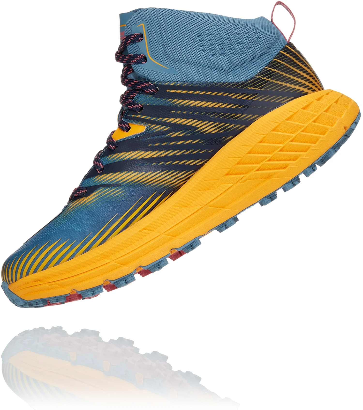 Hoka One One Speedgoat 2 GTX Chaussures mi-hautes Femme, turquoise/jaune – Image 4