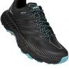 Hoka One One Speedgoat 4 GTX Chaussures Femme, noir/turquoise