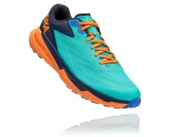 Hoka One One Zinal Chaussures Homme, orange/gris