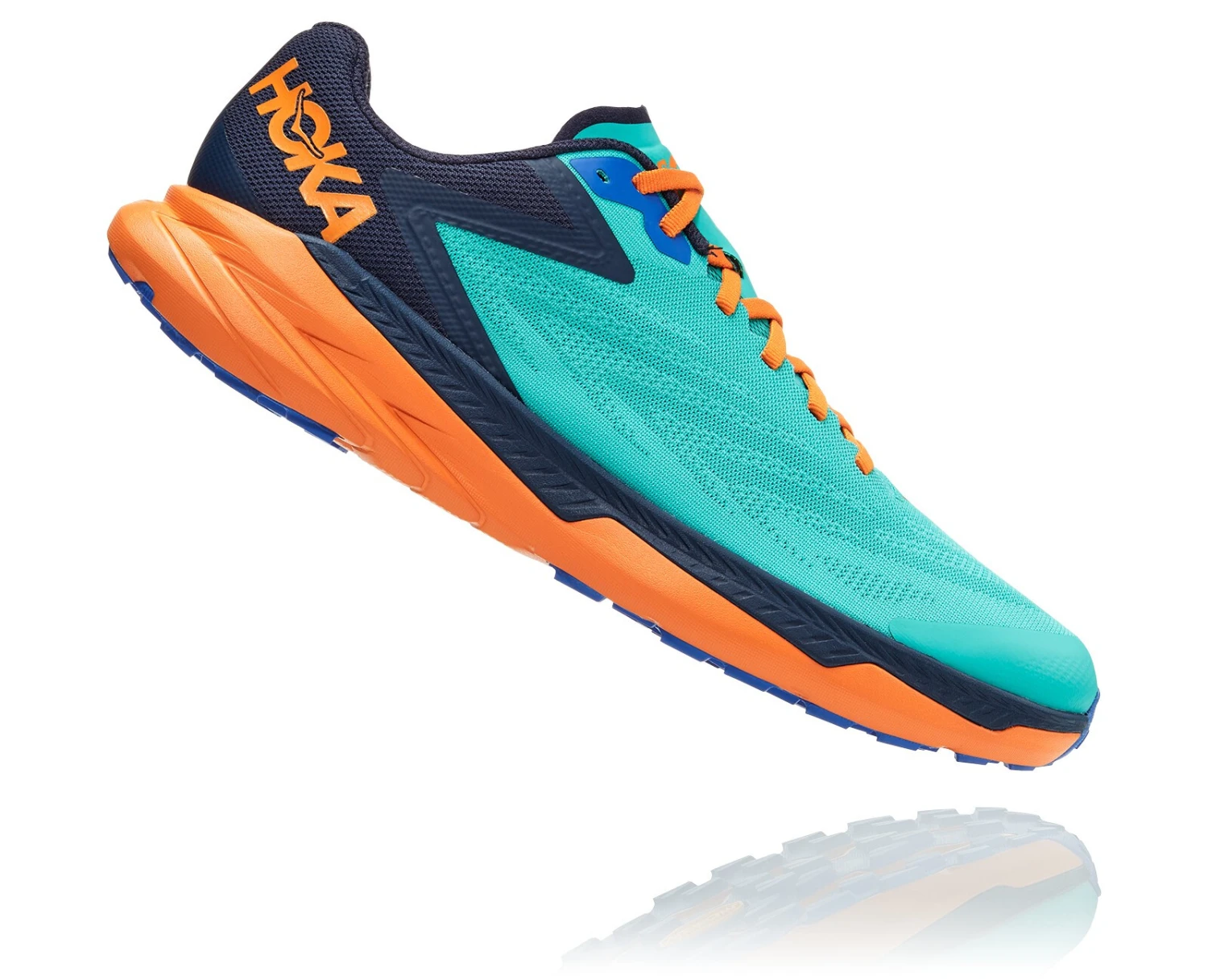 Hoka One One Zinal Chaussures Homme, orange/gris – Image 2