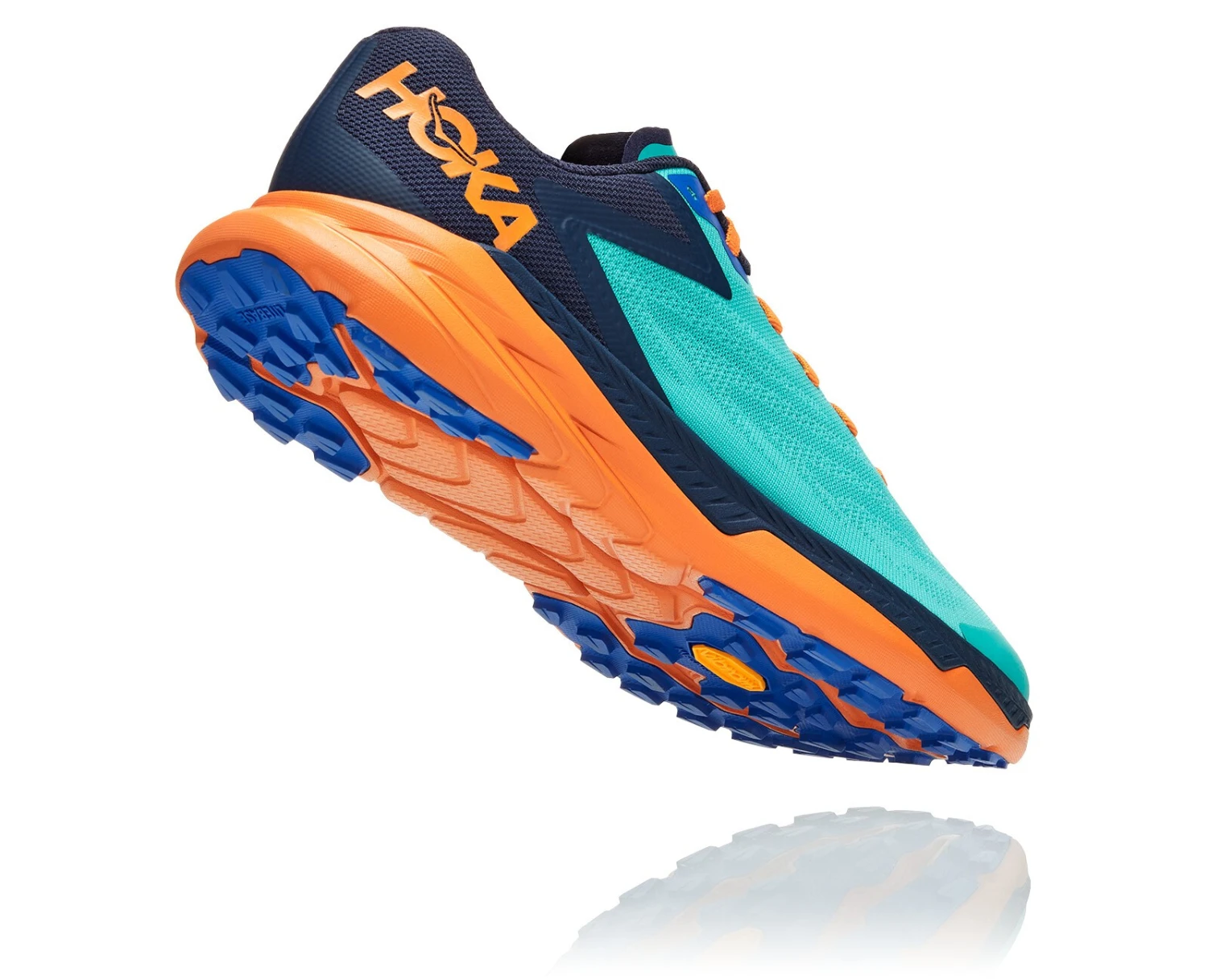 Hoka One One Zinal Chaussures Homme, orange/gris – Image 3