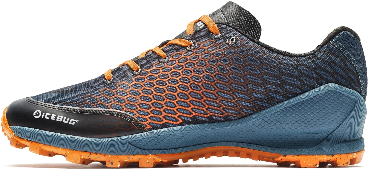 Icebug Zeal5 RB9X Chaussures de course Homme, gris/orange