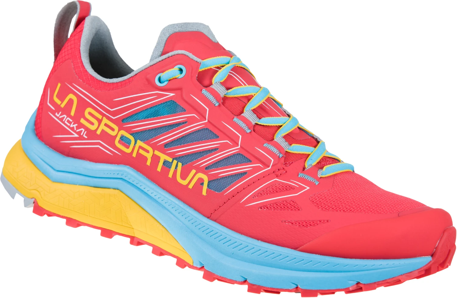 La Sportiva Jackal Running Shoes Women, rouge/bleu