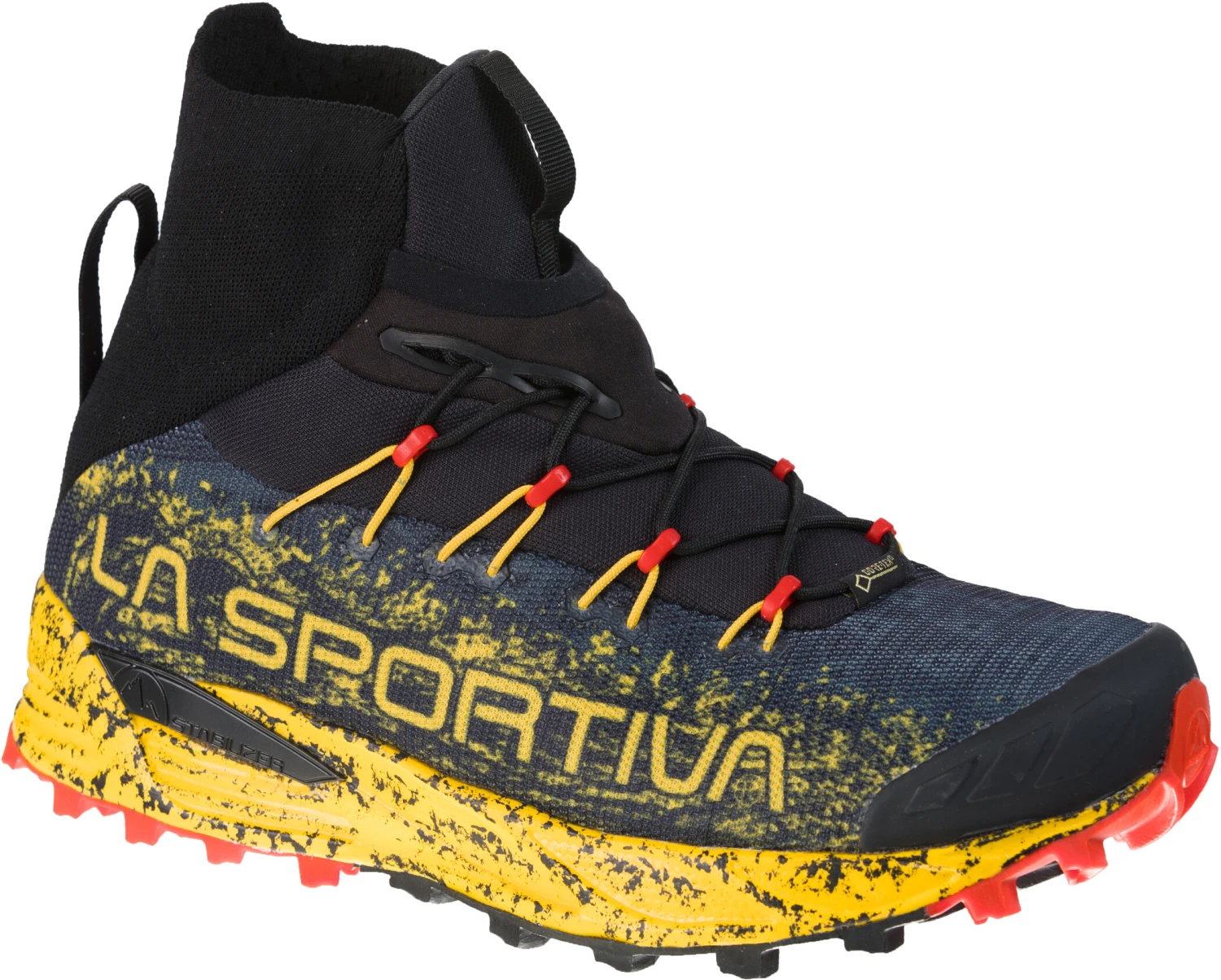 La Sportiva Uragano GTX Chaussures de trail Homme, noir/jaune
