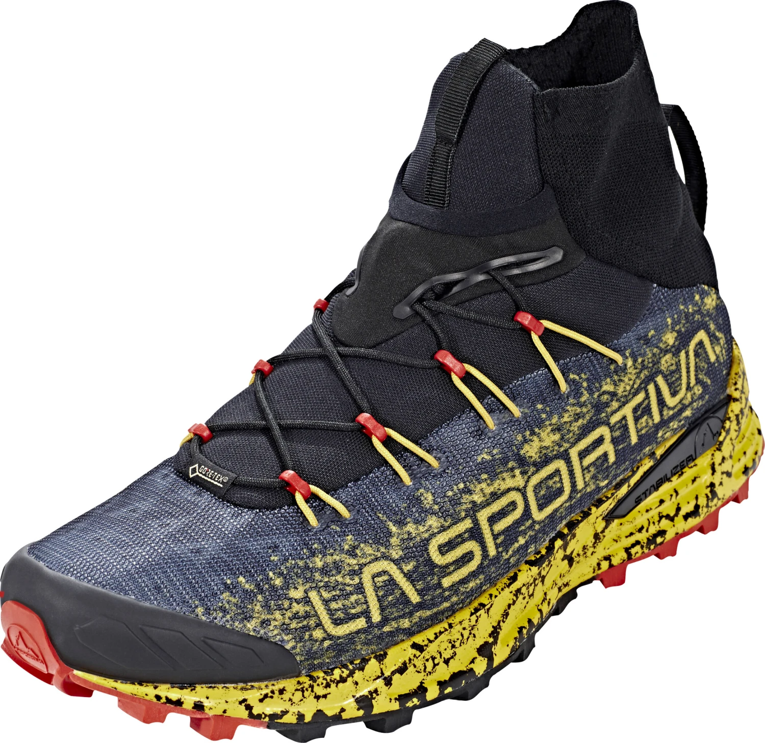 La Sportiva Uragano GTX Chaussures de trail Homme, noir/jaune – Image 2