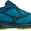 Mizuno Wave Rider TT Chaussures Homme, Bleu pétrole