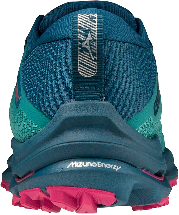 Mizuno Wave Rider TT Chaussures Femme, vert/Bleu pétrole – Image 4