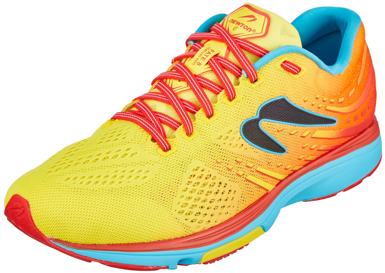 Newton Fate 8 Running Shoes Men, orange/bleu