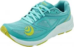 Topo Athletic Zephyr Chaussures de trail Femme, Bleu pétrole/jaune